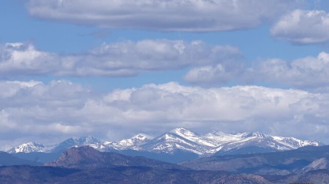 Rocky Mountain National Park Longs Peak Weather Timelapse