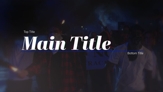Visual Brief &ndash; Professional Visual Brief Title Sequence with Modern Editorial Typography for News, Business Presentations and Documentary Video Projects