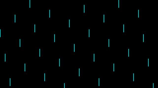 Abstract pattern of teal vertical lines on a black background, creating a sense of digital rain or data flow.