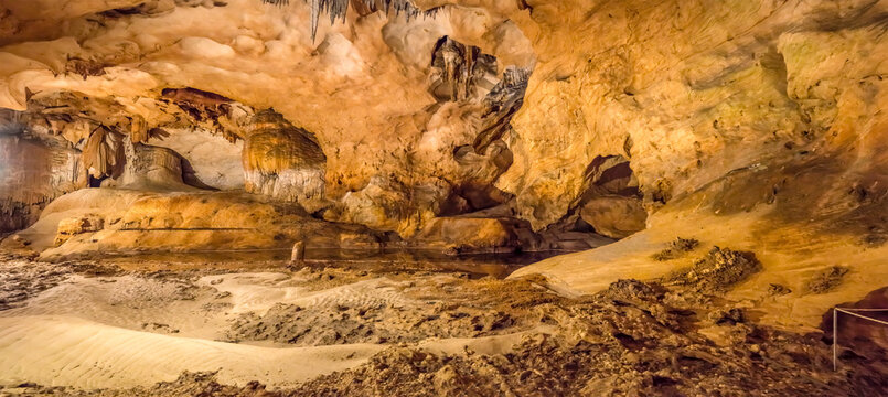 huge Foca hall at Bue Marino cavern, Cala Gonone, Italy