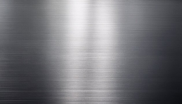 Grainy Gradient Silver Gray Aluminum Magnesium Alloy Texture Matte Stainless Steel Metal Reflection Background