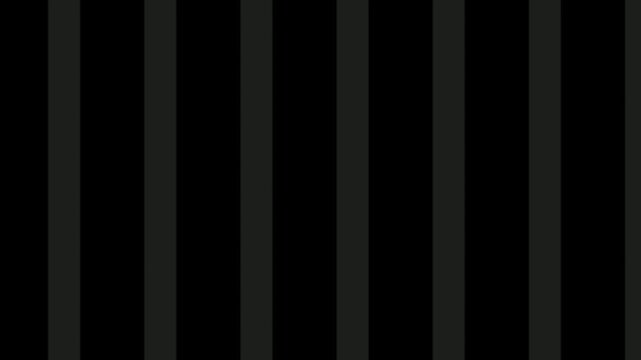 Seamless dark gray vertical stripes pattern on a black background, abstract graphic design element.