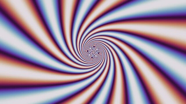 Hypnotic spiral pattern with swirling colors creating a dizzying optical illusion effect.