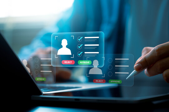 Candidate Approval Workflow for Digital Identity Verification, Enterprise Review Process, Compliance Screening, Human Resources Automation, and Secure Business Decision Management Strategy