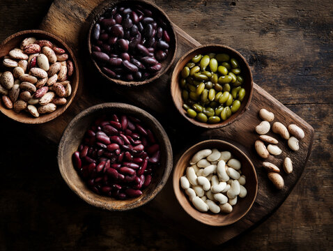 dried beans and lentils