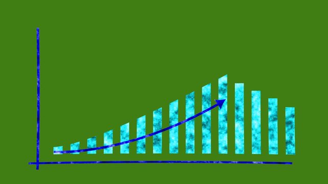Arrow up business graph icon animation. Increasing business growth chart animation. Going up business graph concept. ant 4k video ...
