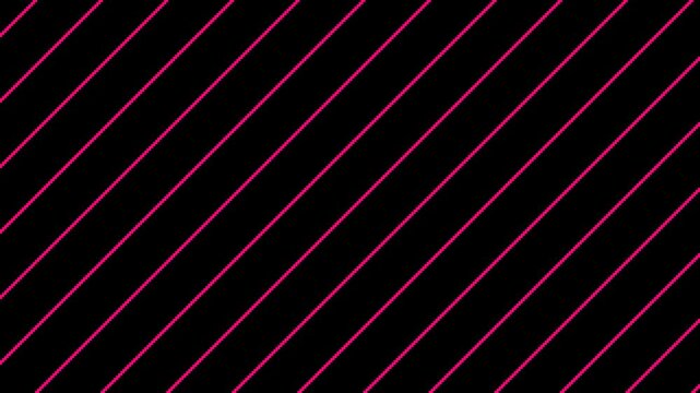 Abstract background with diagonal pink lines on a black backdrop, creating a sense of movement and energy.