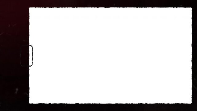 Vintage super 8 mm cinema film frame with blank space and vintage borders suitable for movie posters or filmrelated designs.