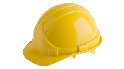 Fototapeta premium Yellow construction hard hat safety helmet