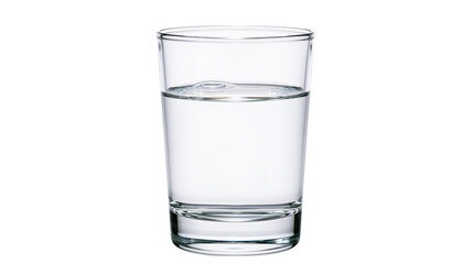 Clear glass filled with water © Isolde