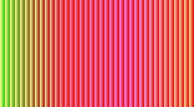Vertical gradient background, with parallel stripes, transitioning from lime, green to yellow, pink, and vibrant, red colors
