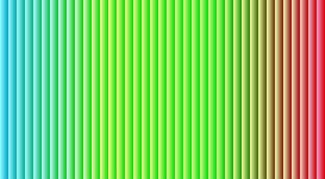 Vertical gradient background, with rainbow color, transition, parallel stripes, pattern in cyan, green, yellow, orange, and red hues