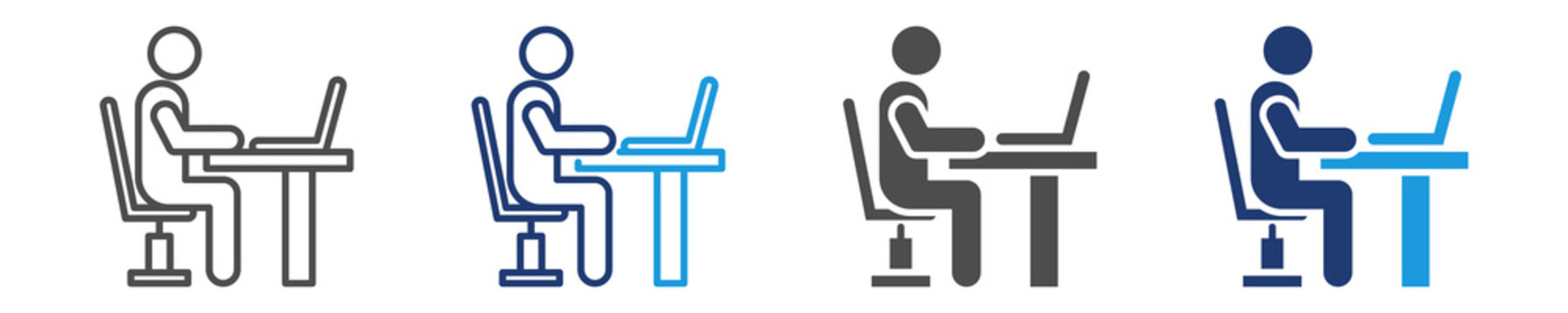ergonomic measures multi purpose icon set