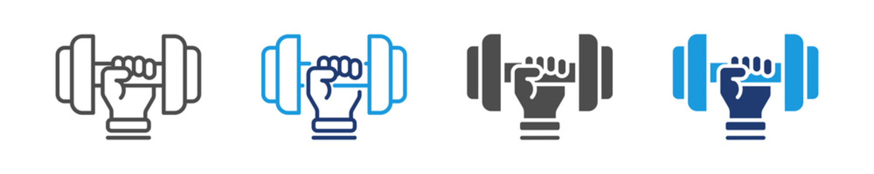 fitness for work multi purpose icon set