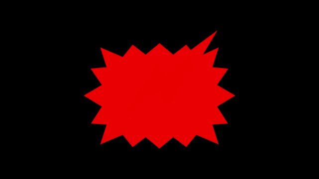 Modern lightning bolt explosion icon featuring a bold electric flash with a dynamic burst shape. Ideal for power, electricity, energy, voltage, charging, warning, and technology concepts. Clean minima