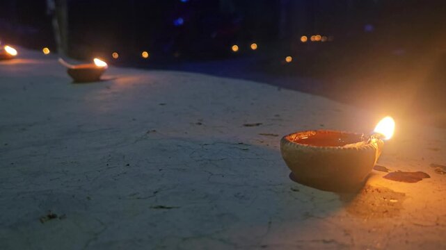 Traditional Clay Oil Lamp