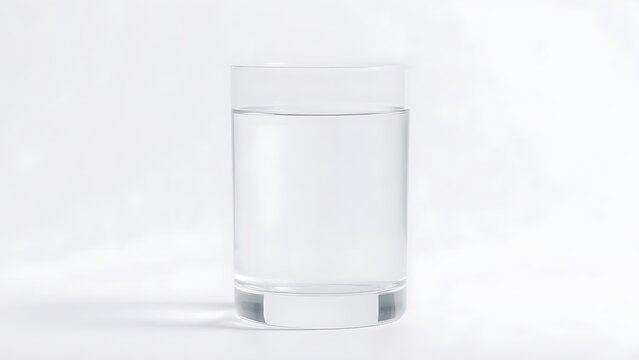 Clear water in a glass cylinder showing a concave surface.