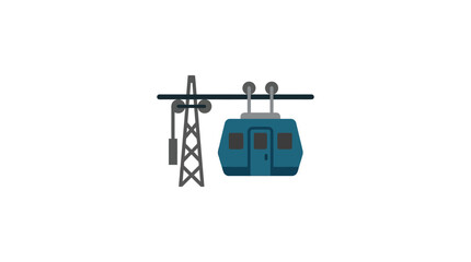 Cable car on a cableway system. © Iffa