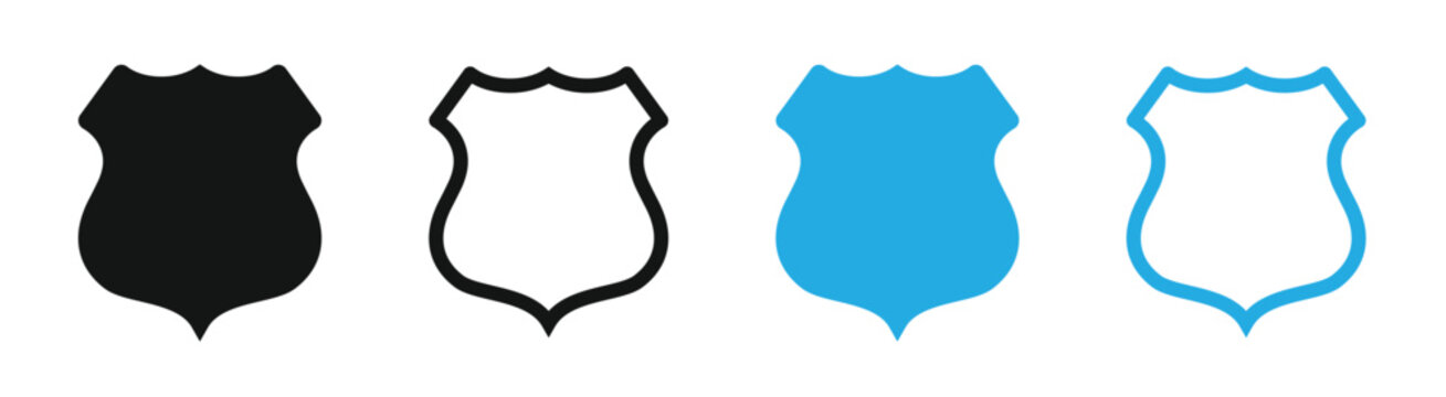 Sheriff icons. Policeman badges. Sheriff badges. Sheriff icon set.