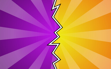 Fototapeta premium Abstract background with VS or fight background style