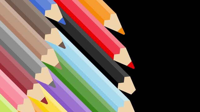 Colored Pencil Transition Animation