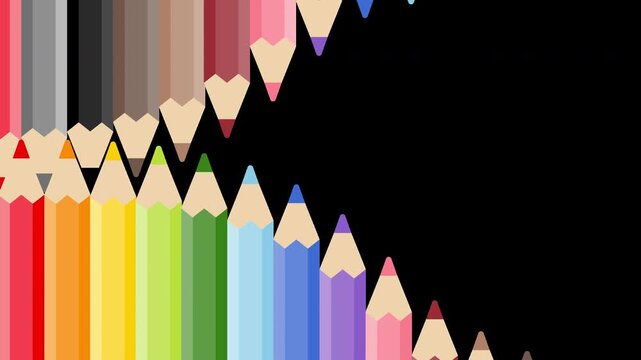 Colored Pencil Transition Animation