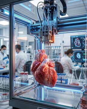 3D Bio-printed Human Heart Technology.