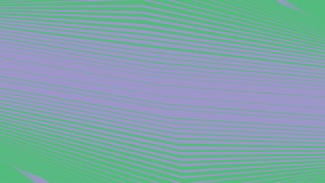 Abstract geometric background with parallel lines in neon green and light purple