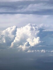 Fototapeta premium blue sky with clouds