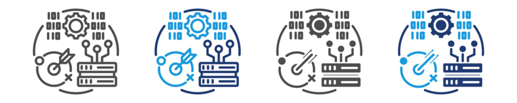 itil icon set multiple style