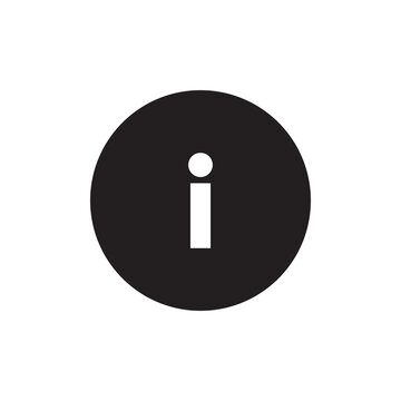 information icon. simple info button icons, filled and Glyph style, help and guidance symbol. vector illustration. eps10