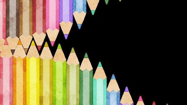 Colored Pencil Transition Animation