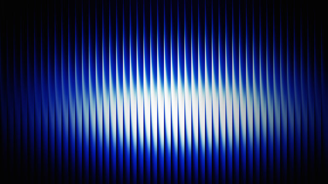 Abstract blue vertical lines background with glowing light effect