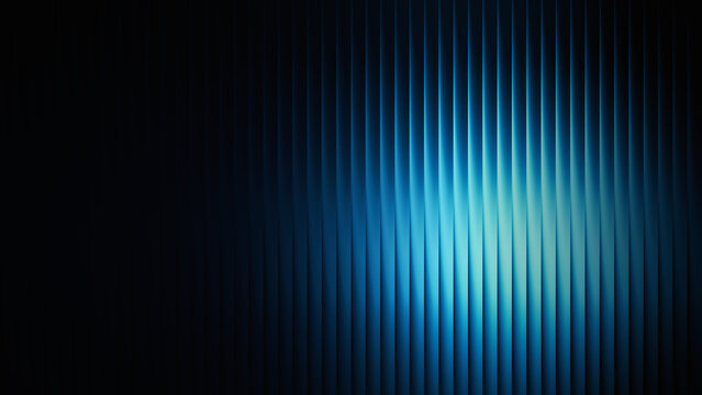 Abstract blue vertical lines background with soft light gradient