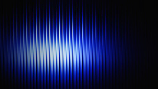 Abstract blue background with vertical lines and glowing light effect