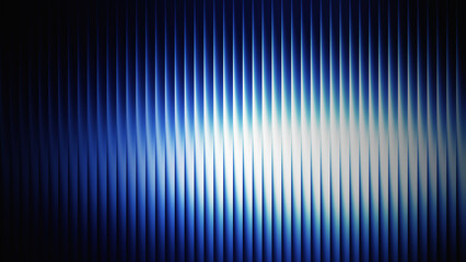 Fototapeta premium Abstract blue vertical lines background with glowing light effect