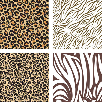 seamless leopard skin pattern