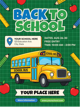 Back to School Flyer Template