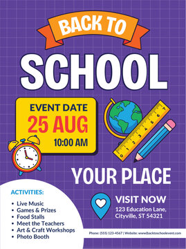 Back to School Flyer Template