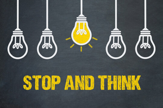 Stop and think	
