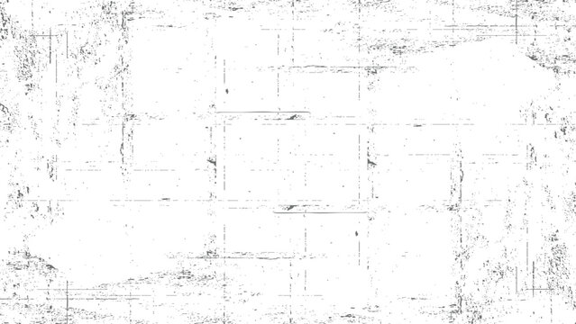 Abstract grunge grid texture background distressed brick wall pattern scratched overlay element vector
