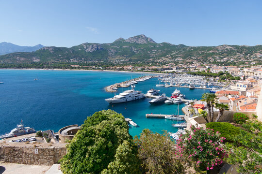 Port de plaisance de Calvi en Haute-Corse - France