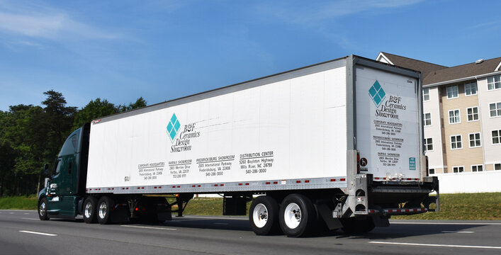 B & F Ceramics Design Showroom Company Truck,  Virginia, USA