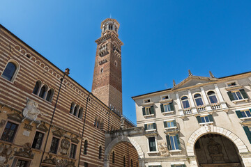Obraz premium historic center of the city of Verona