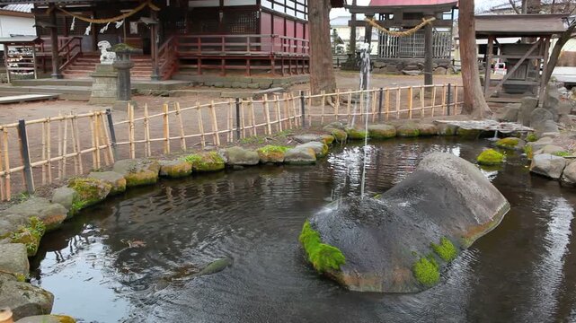 海野宿白鳥神社の神泉