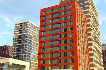 Fototapeta premium modern building in the city of Kiev Ukraine