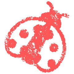 Red ladybug cartoon vector illustration © Sufia