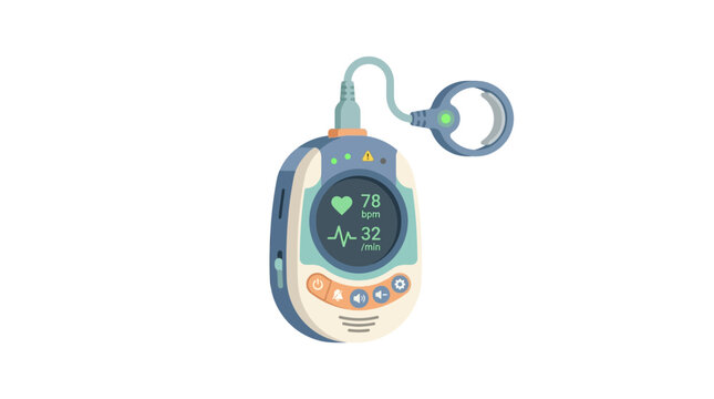 Fetal Doppler Monitor Device for Pregnancy Health Check