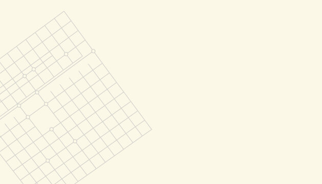 Minimalist urban grid pattern on a subtle off-white background, representing abstract city planning or a clean architectural blueprint design.