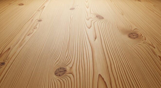 A detailed, close-up view of a natural light brown wooden surface showing prominent vertical grain lines, subtle knots, and deeply ingrained organic texture, natural fiber, horizontal, panel
